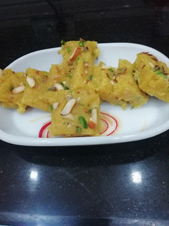A picture of Mango Kalakand.