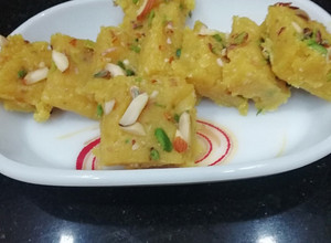 A picture of Mango Kalakand.