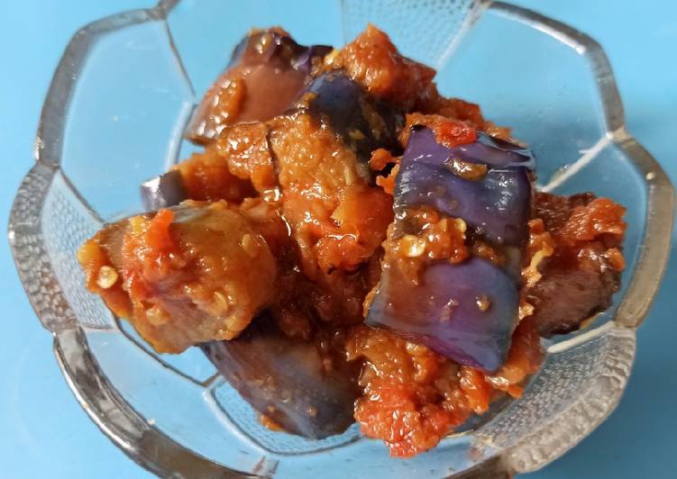 Resep: 161. Terong Balado Simpel