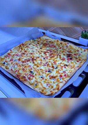 صورة لوصفة بيتزا الكريب 😋