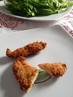Una foto de Pollo frito adobado crujiente