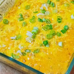 A picture of Lion’s Mane Buffalo Dip.