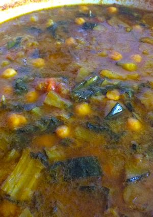 Foto principal de Garbanzos vegetarianos con curry