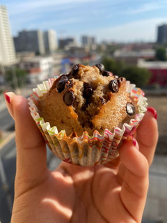 Una foto de Muffins Chocobanana