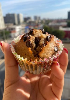 Una foto de Muffins Chocobanana