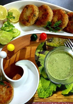 A picture of Chicken Shami Kabab.