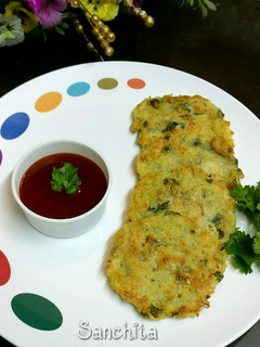 A picture of Cheesy Oats Apple Potato rösti.