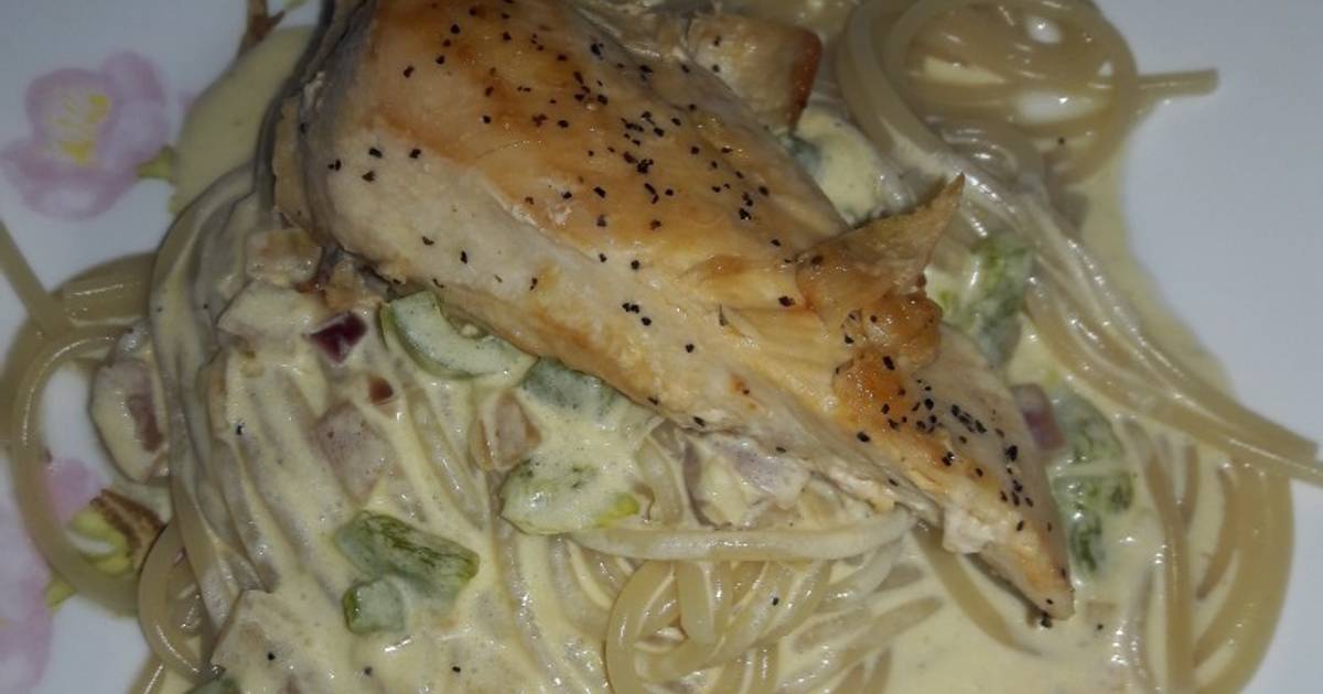 Pan seared chicken "Alfredo" Recipe by Margie Cookpad