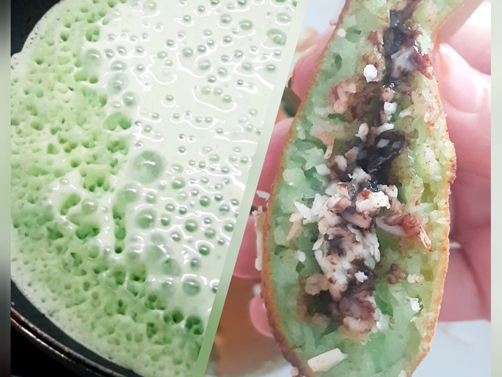 Resep Martabak bersarang terigu dan tapioka Anti Gagal