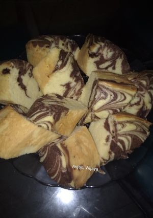 Foto resep Bolu marmer putih telur
