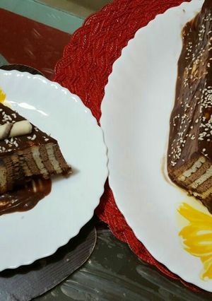 عکسی از دستور بیسکویت یخچالی🥮