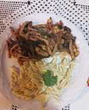 Tiras de Bistec con poblano