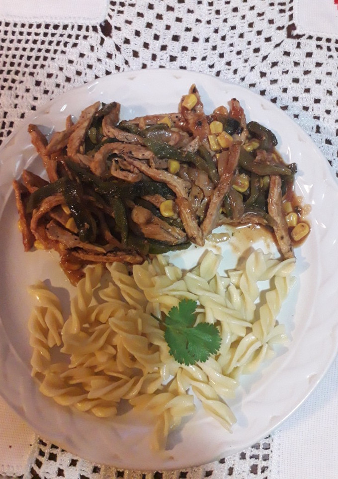 Una foto de Tiras de Bistec con poblano