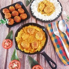 Fenugreek Kofta Curry A picture of Fenugreek Kofta Curry.