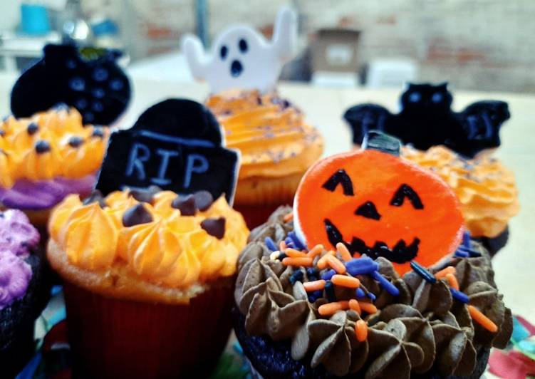 Simple Way to Prepare Quick Cupcakes de Halloween