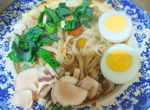 Una foto de Ramen de Champiñones