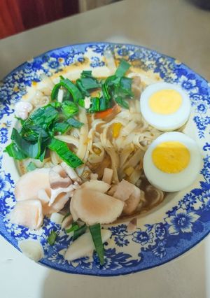 Una foto de Ramen de Champiñones