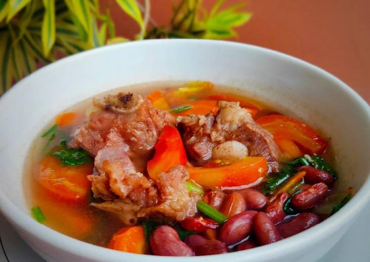 Resep Bruine Bonen Soep (Sup Brenebon), Enak
