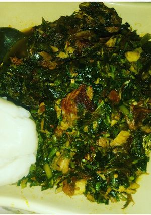 A picture of Vegetable soup.
