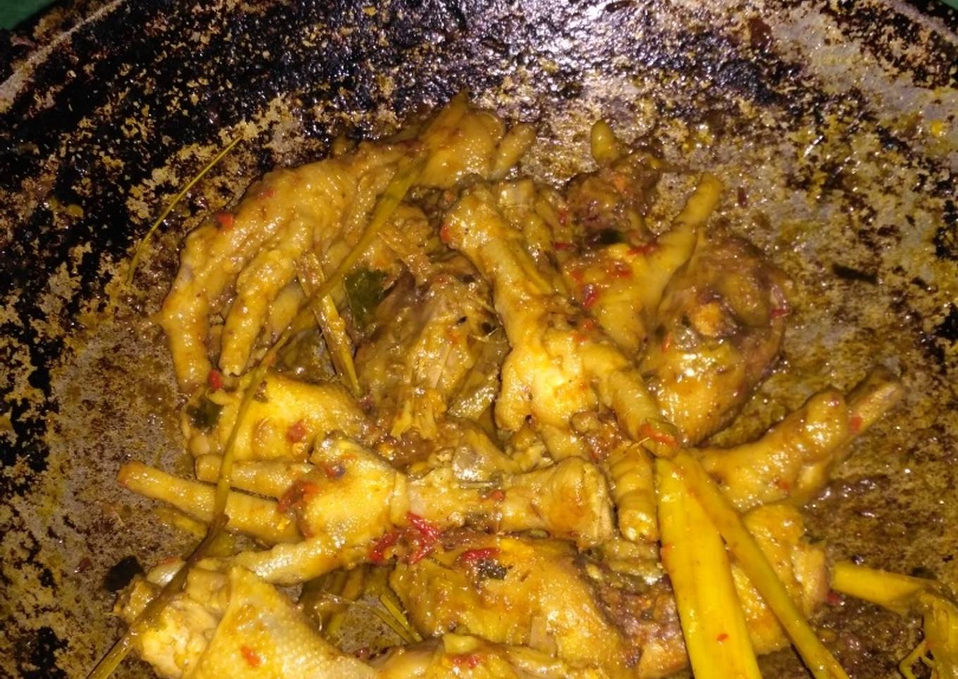Ceker bumbu rujak