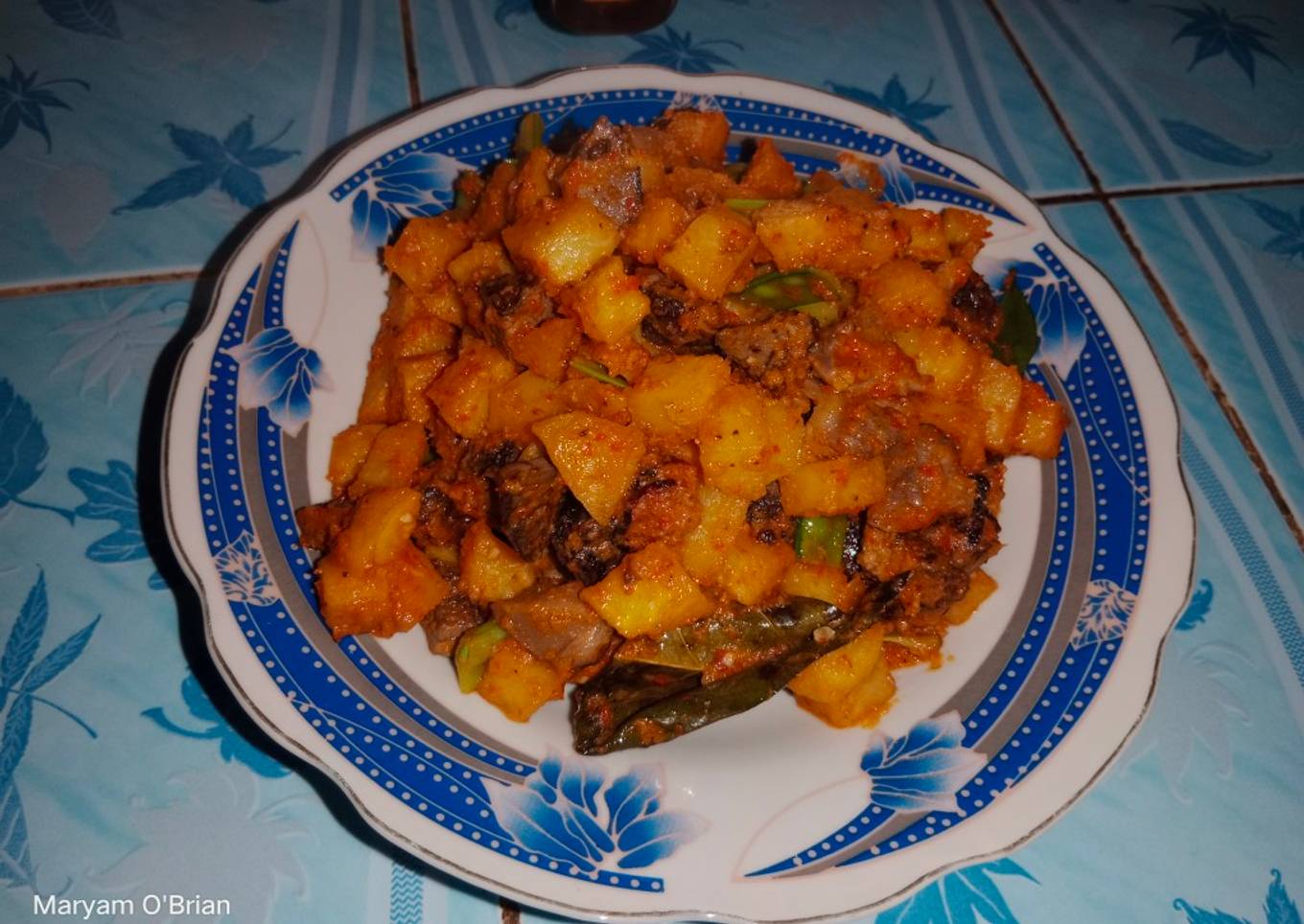 Sambel goreng kentang ati ampela