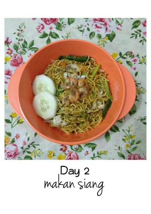 Foto resep Mi kuning toping udang