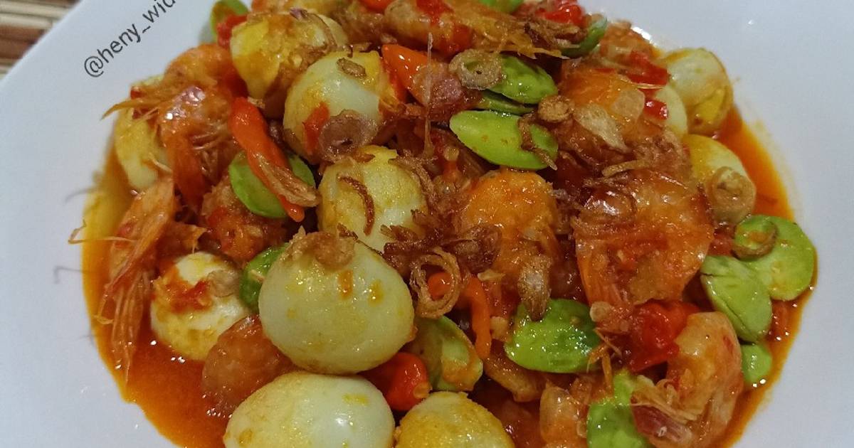  Resep  Sambal Goreng Udang  Telur Puyuh Tanpa Santan  oleh 