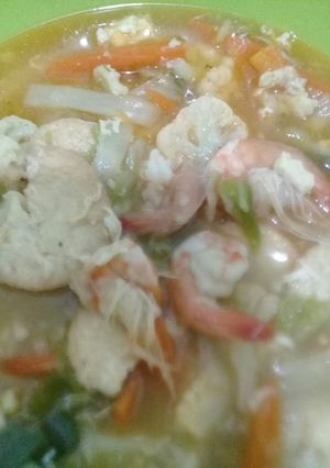 Foto resep Cah Udang Sapo Tahu