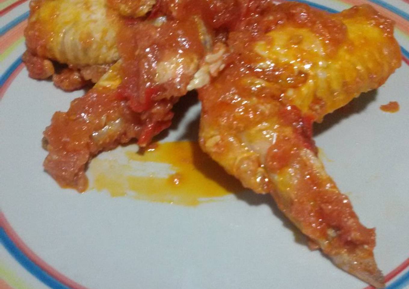 Alitas de pollo con tomate con Thermomix