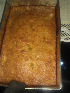 Una foto de Budín de manzana