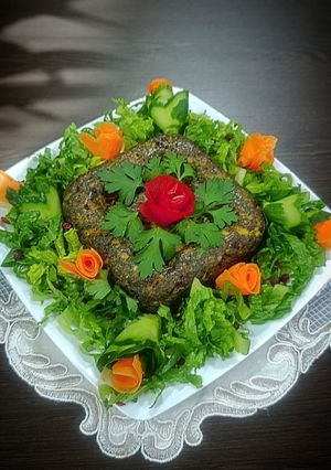 عکسی از دستور کوکو سبزی اردبیلی