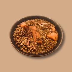 A picture of Lentils & Porc Chops.