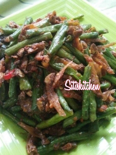Foto resep Tumis kacang panjang teri