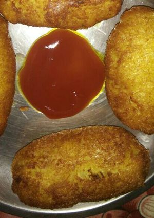 A picture of Vegetable bread roll.