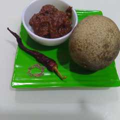 A picture of कवठाचीचटणी (Kavthachi chutney recipe in marathi).