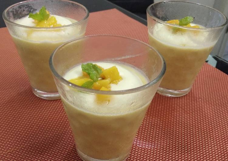 Eggless mango mousse without gelatin/agar-agar