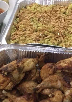 صورة لوصفة دجاج مشوي مع الارز روووعه