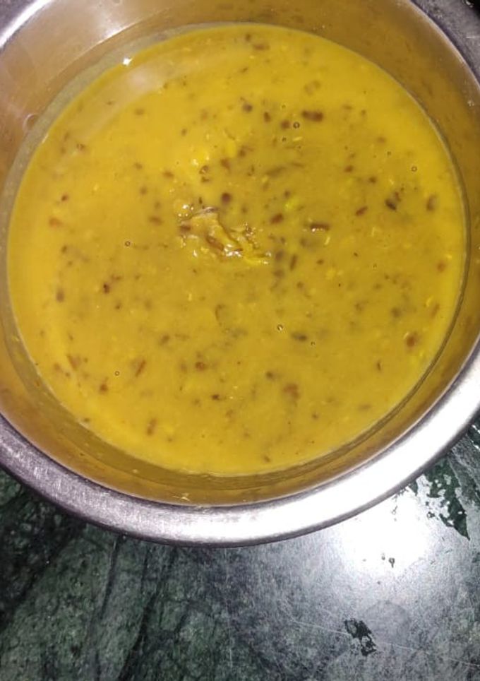 A picture of Tadka dal.