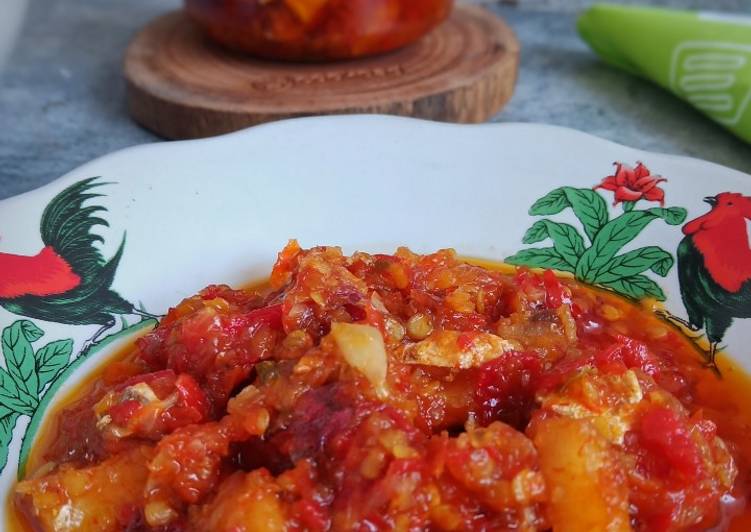 Resep Sambel Jambal, Enak Banget