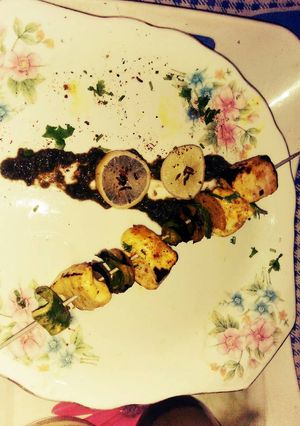 A picture of Paneer seenk Tikka.