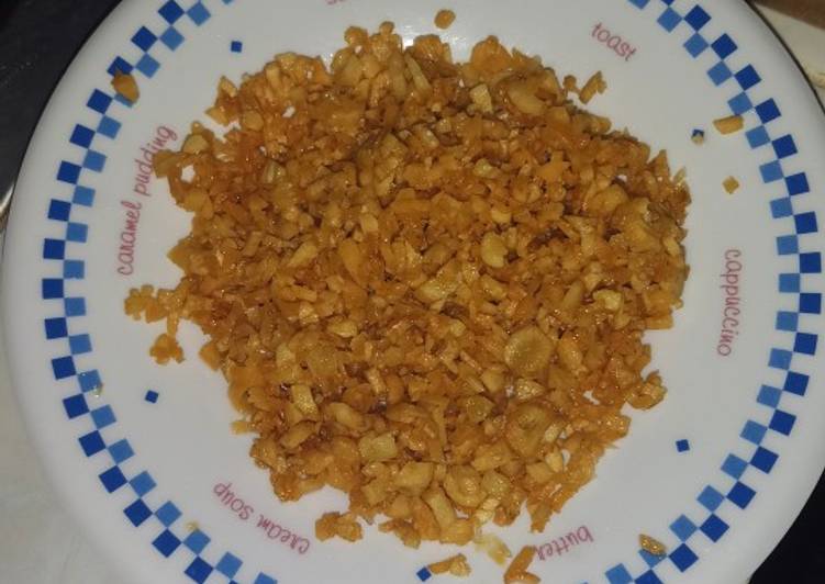 Rahasia Membuat Tips membuat bawang putih goreng crispy dan harum, anti gosong ❤ Anti Ribet!