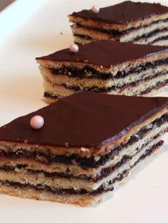 Mákos-szilvalekváros zserbó recept fotója