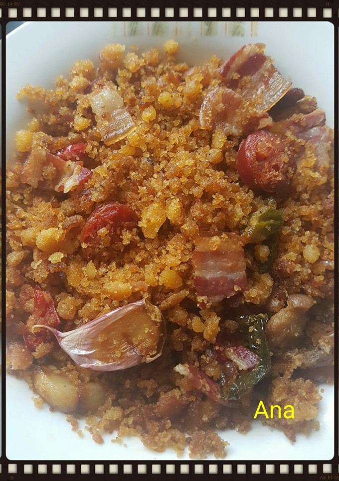 Una foto de Migas de pan a mi estilo