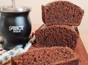 Una foto de Budín de harina de avena y cacao