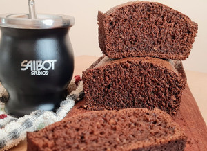 Una foto de Budín de harina de avena y cacao