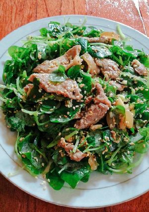 Hình của món 👉Bê bóp rau càng cua 🦀😋.