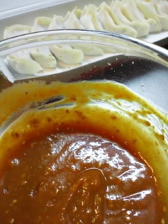 A picture of Beat the Summer Heat! Kobe-Style Gyoza with Miso Sauce.