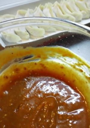 A picture of Beat the Summer Heat! Kobe-Style Gyoza Miso Dipping Sauce.