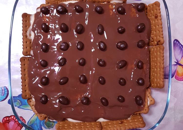 Tarta de galletas para mis compis