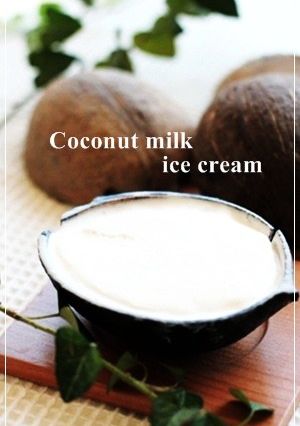 A picture of Coconut Milk Ice Cream: Rese Coconut Style.